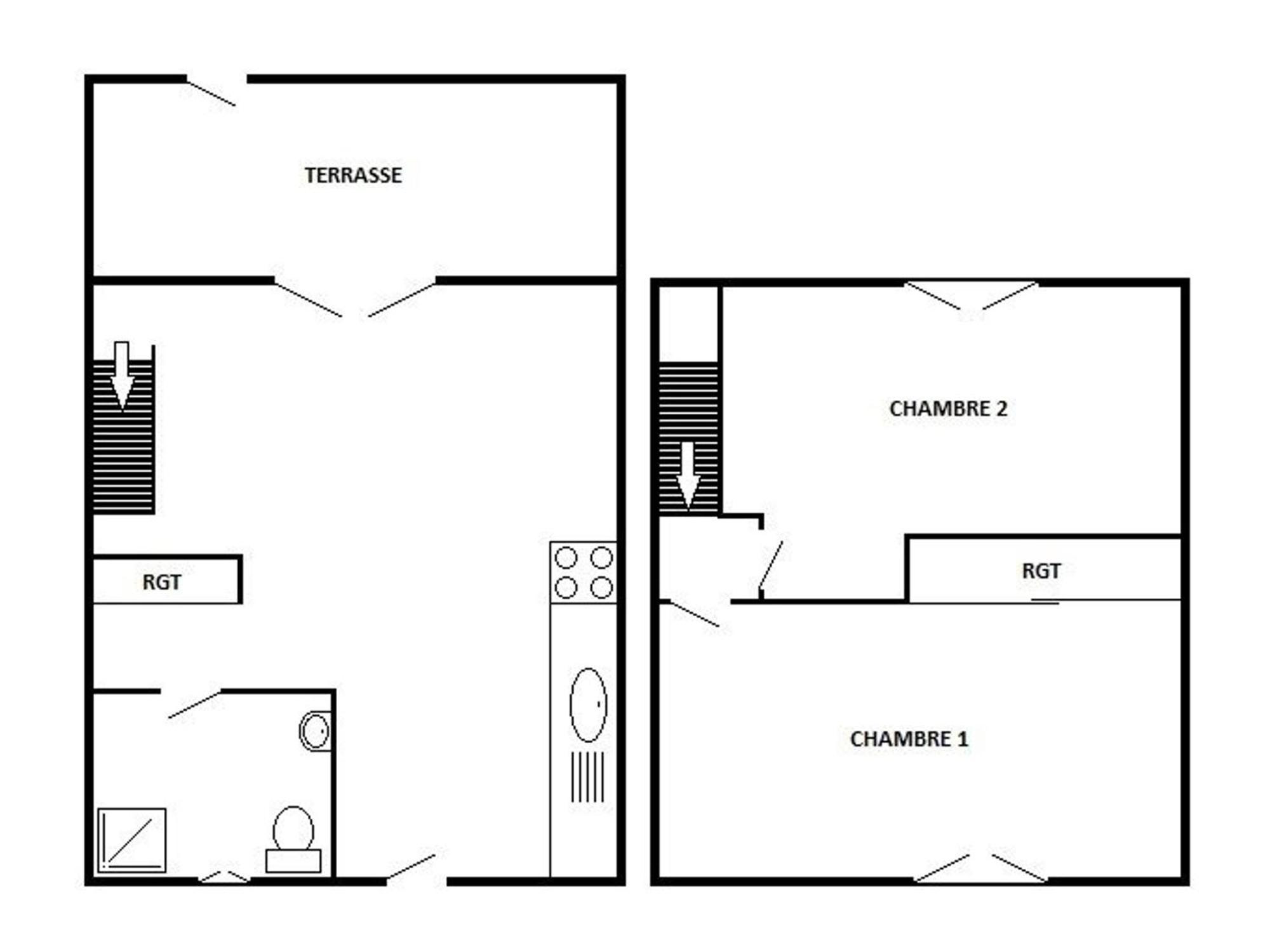 Charmante Villa T3 Avec Terrasse, Parking Et Proximite Plage - Ideale Familles, 5 Couchages - Fr-1-81-472 ルカート エクステリア 写真